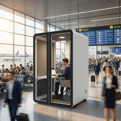 Multi-Functional Soundproof Booth Dual-Purpose Work And Rest Acoustic Pod Customized Internal Facilities For Open Office Public