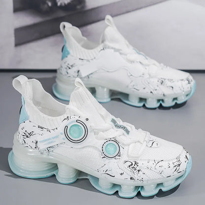 YRZL Men Sneakers Tenis Luxury Designer Shoes Mens High Quality Platform Sneakers Fashion Blade Loafers Running Shoes for Men