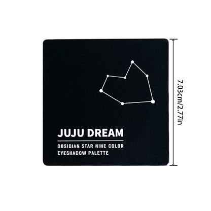 9-shade eyeshadow palette: Black Swan, Smoky, Dark Black, Grey Silver Glitter, Matte Finish, Long-lasting, and easy to...