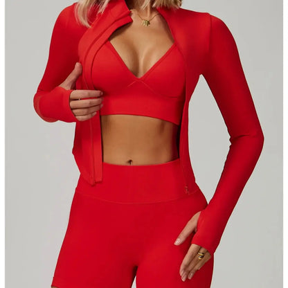 2/3PCS Seamless Sport Yoga Set Women's Breathable High Waist Fitness Sportwear Women Sports underwear Set Gym Workout Clothes - Kimlud