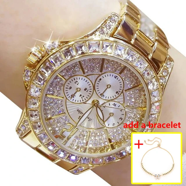 New Women Watch Quartz Diamond Luxury Watch Fashion Top Brand Wristwatch Fashion Watch Ladies Crystal Wristwatches |...
