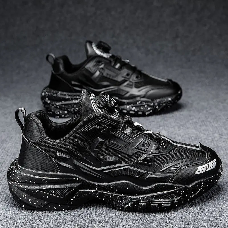 Men's Sport Shoes Thick Bottom Casual Style Fall Fashion Trendy Brand Hong Kong Style Old Dad Shoes Breathable Mesh Upper - Kimlud