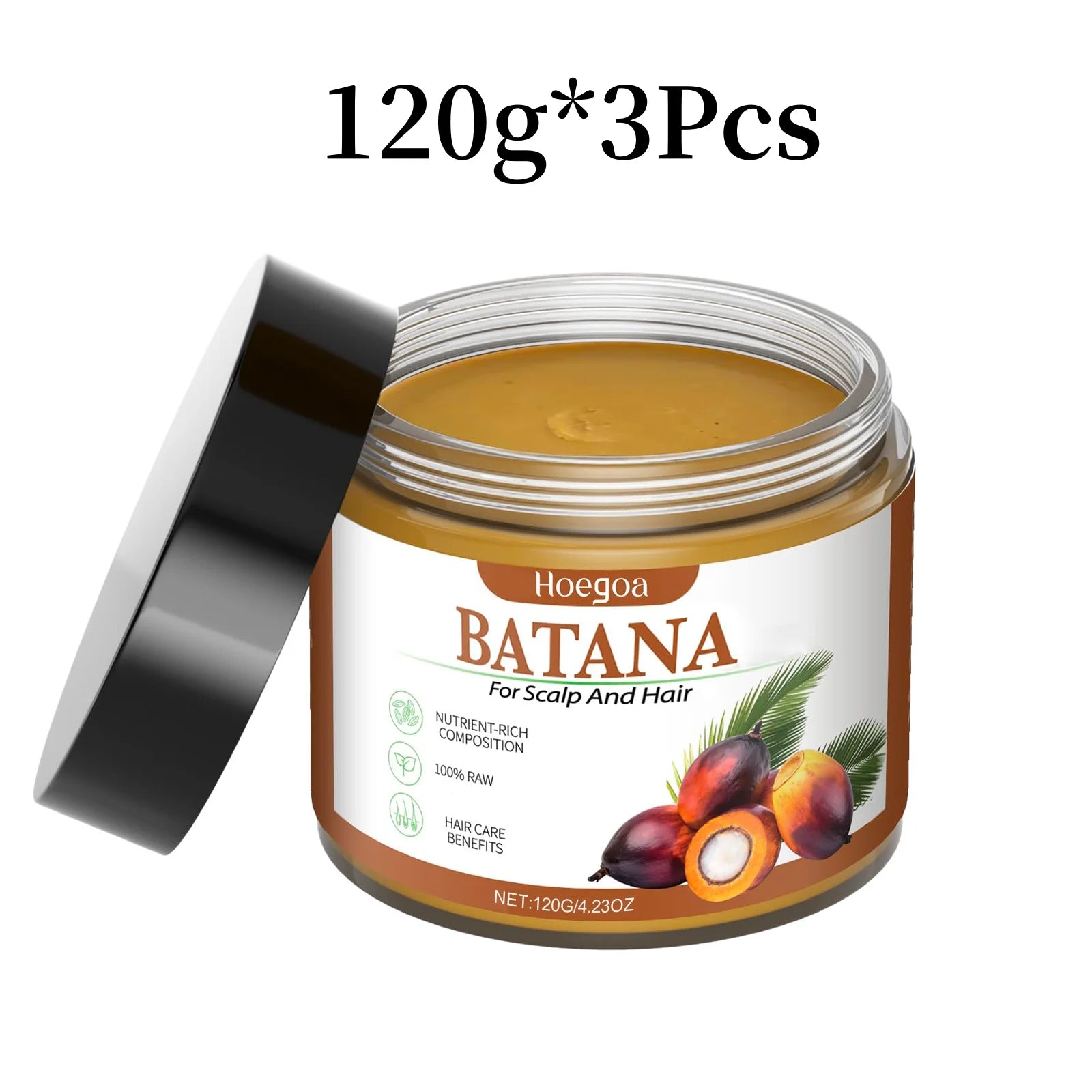 Batana Oil 100% Natural Hair Care Oil Prevents Hair Loss In Men And Women Nourishes Dry Hair Ends Improves Smoothness...