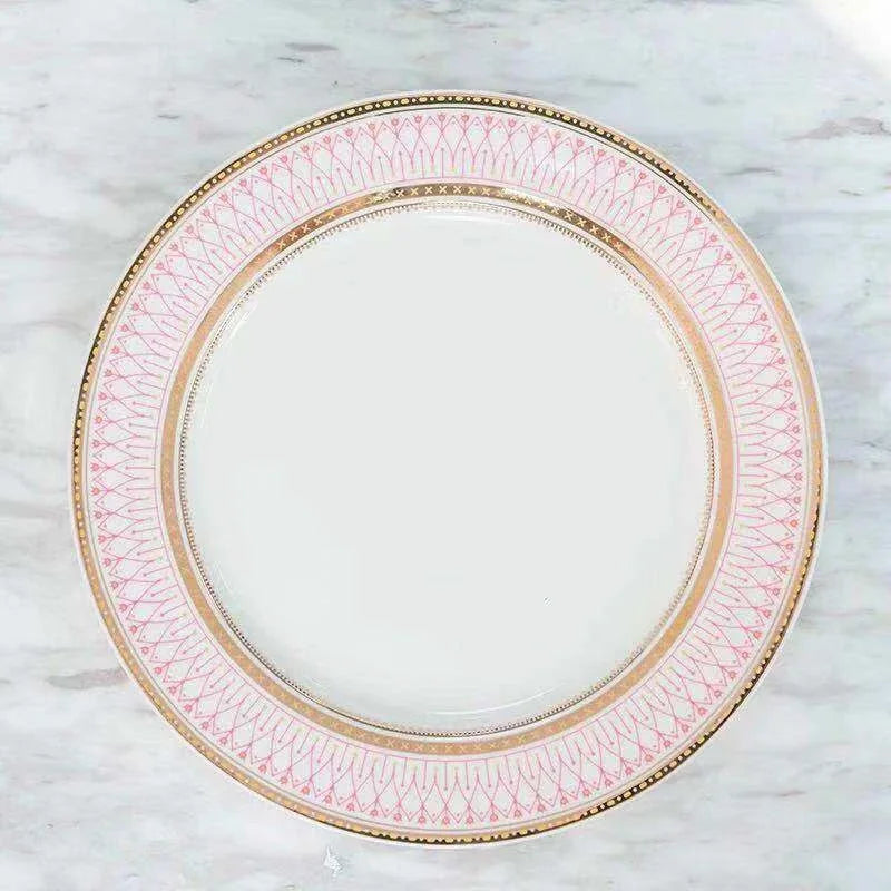European style ceramic desserts, salad plates, restaurants, light luxury dishes, kitchen utensils - Kimlud