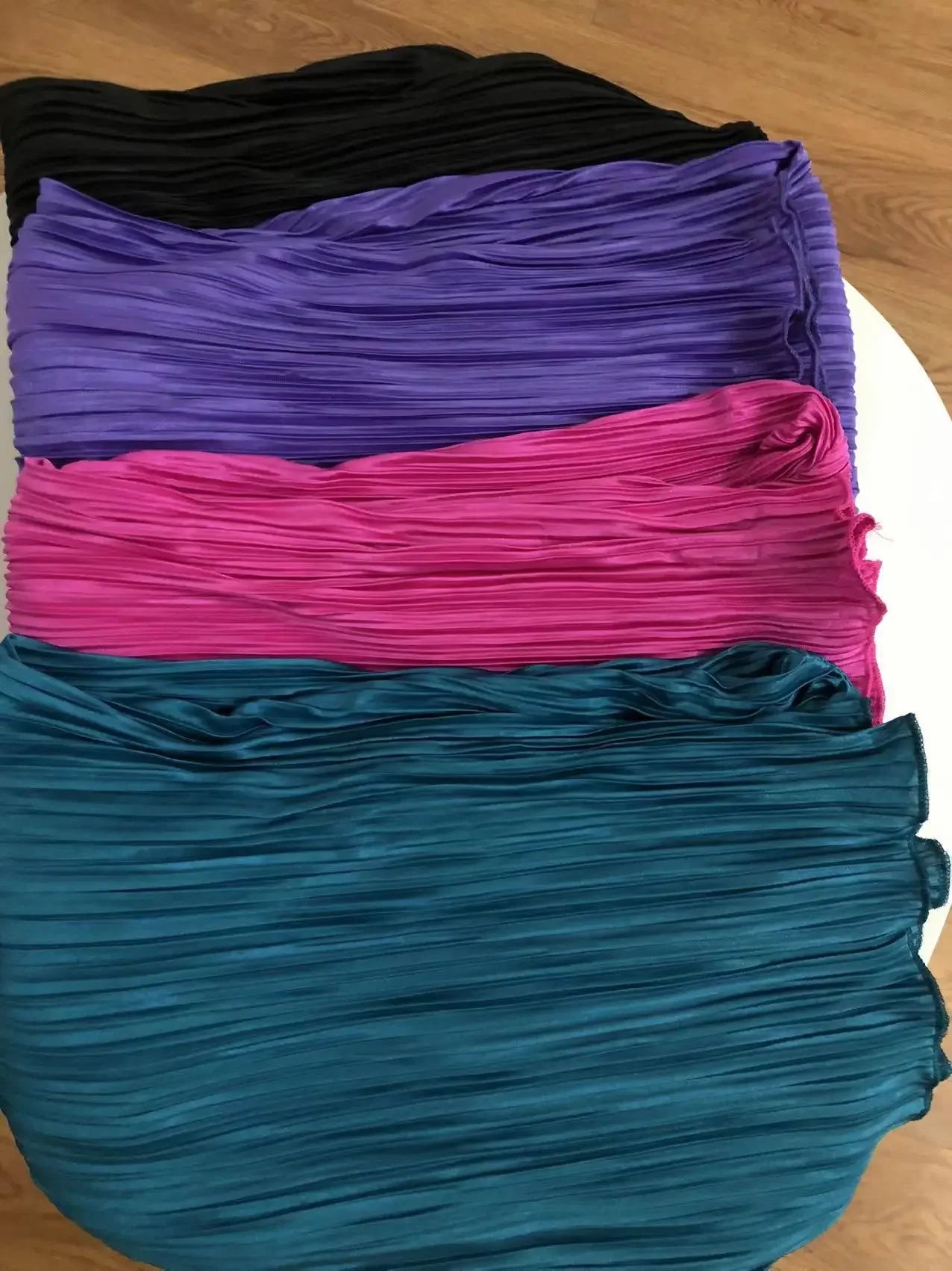 2023 Spring Summer Best Seller Solid Color Draped Loose Fit Smooth Pleated Women's Casual 2-Piece Set Stock Available