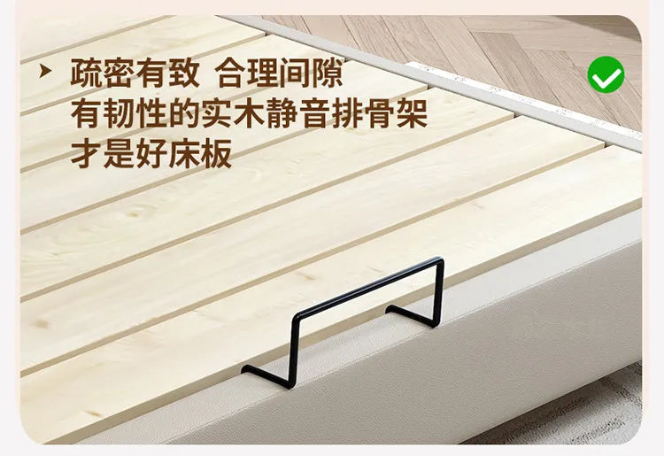 Double 1.8m Beds Storage Headboard Upholstery Minimalist Drawers Beds Frames Multifunctional Muebles Para El Hogar Furniture