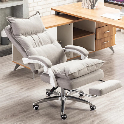 Office Modern Boss Chair Aesthetics High Quality Conference Luxury Nordic Executive Chair Rotatable Wheels Muebles...