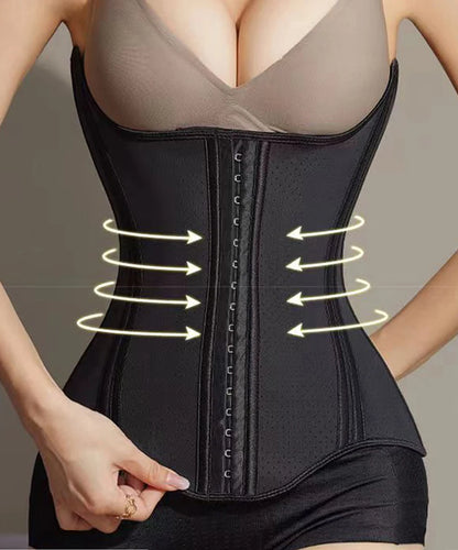 AfruliA Latex High Compression Shapewear Waist Trainer Corset Fajas Colombianas Girdle Strap Slimming Abdominal Belt...