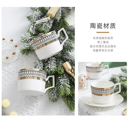 European Ceramic Steak Plates Household Tableware Golden Bead Ceramic Plates Western Food Plate Banquet Dessert Plates Kitchen