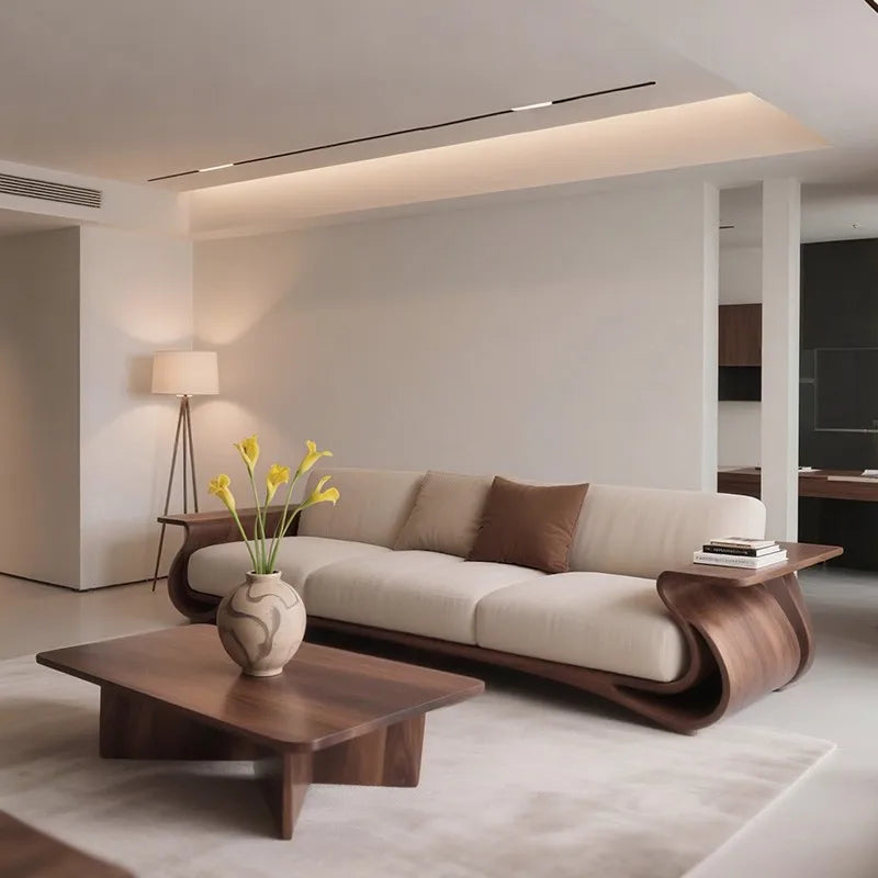 Big Size Wooden Living Room Sofas Vintage Professional Simple Party Comfortable Living Room Sofas Safe Divano Trendy...