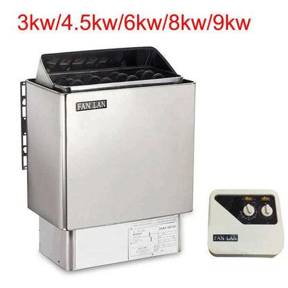 9kw 6kw 8kw 4.5kw 3kw Sauna Heater with External Sauna Controller Dry Steaming Equipment 220V 380V