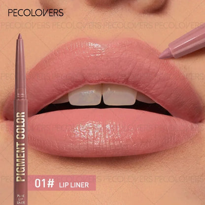 Multi-color Lipstick, Solid Lip Liner, Depicts The Outline of The Lips, Charming and Full Lips, Without Drying, Lip Cosmetics