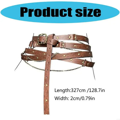 Stylish Women Thin Belt Multilayer Belt For Enhancing Everyday Outfit and Dress - Kimlud