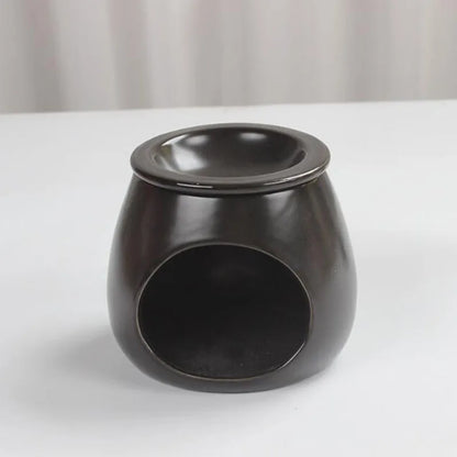 Nordic Style Porcelain Essential Oil Burner Candle Holder Oil Lamp Aroma Censer for Indoor Smell Supply Home Decor