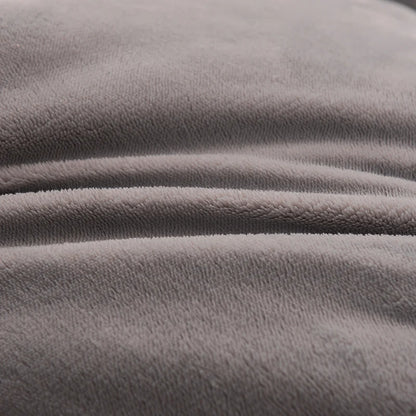 Solidcolor double-sided Duvet Lamb Wool flannel quilt warm comfort mattress in winter bedroom dormitory Thicken Weight Blanket