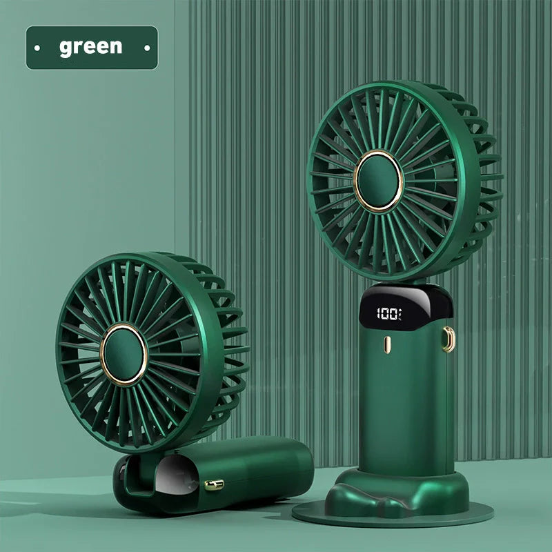 New Electric Fan Portable Air Conditioner Mini Cooler Rechargeable Neck Fans for Home Free Shipping Hand Usb Conditioning Blades