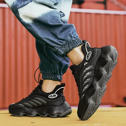 Autumn new high-quality men casual sneakers fashionable and versatile thick-soled comfortable non-slip dad shoes for couples