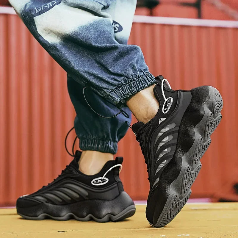 Autumn new high-quality men casual sneakers fashionable and versatile thick-soled comfortable non-slip dad shoes for couples