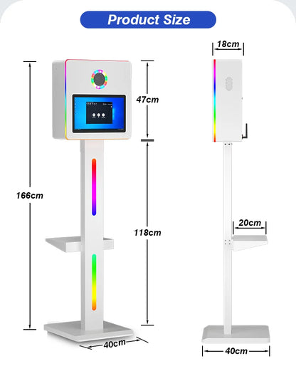 High Quality Portable Standzone 15.6 Inch Touch Screen DSLR Photo Booth Machine Selfie Photo Booth for Wedding Party...