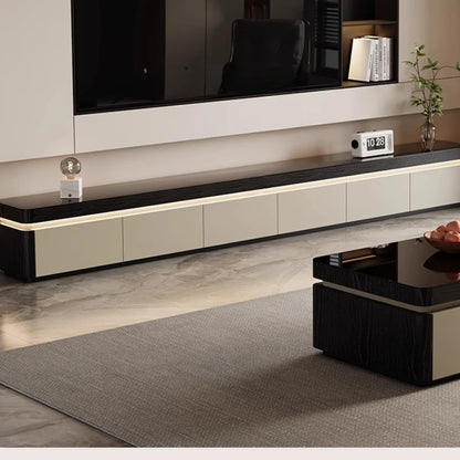 Elegant Space Saving TV Stand Eco Friendly Materials Sustainable Modern Aesthetics TV Stand Sliding Doors Living Room Furniture - Kimlud