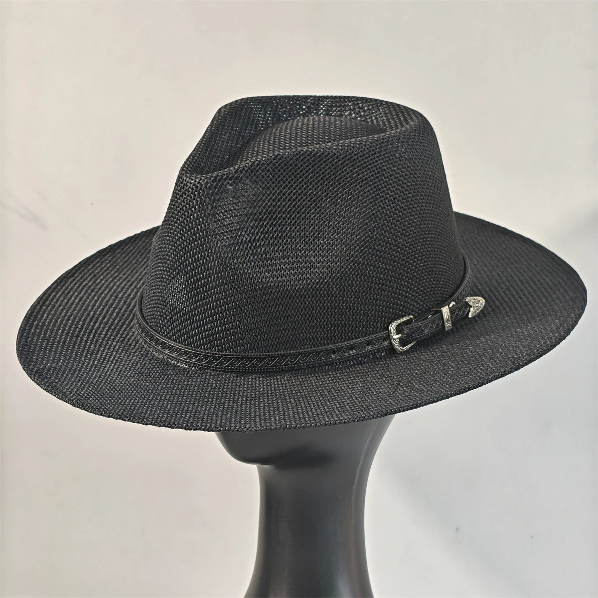 2026 New Hat Panama Straw Hat British Top Hat Men's and Women's Foldable Sun Shading Beach Hat Sun Protection hat