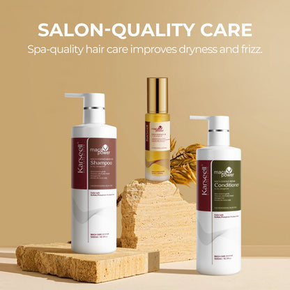 Karseell Collagen Cabello Argan Hair oil Shampoo and Conditioner Hair Care Product Series for Dry Damaged Hair All Hair...