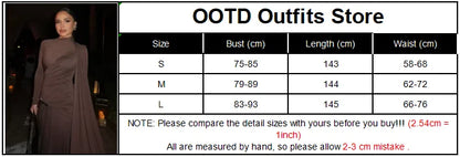 Fashion Brown Pleated Long Sleeve Dress Women Elegant O-neck Bodycon Prom Robes 2025 New Summer Lady Street Party Dresses