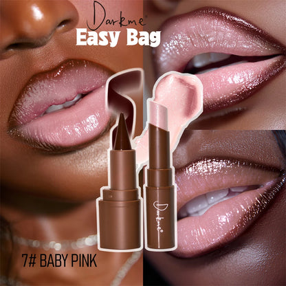Tapered Tip Matte Lip Liner Pencil & Pearlescent Lipstick Set Long Lasting Waterproof Sparkling Professional Lip Makeup...