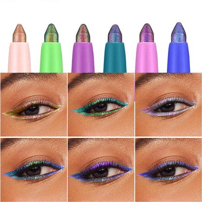 The color-changing eyeshadow stick eyeliner is waterproof and has smooth color, comfortable to use, and can last for a long tim