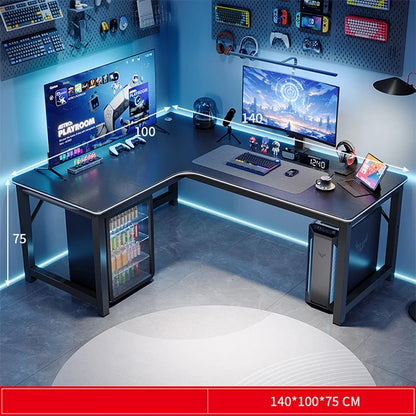 Home office computer table l shape desk gaming