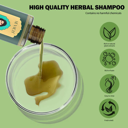 SEVICH Herbal Hair Growth Oil Set Ayurvedic Fast Hair Regrowth Thicken Serum India Adivasi Anti Hair Loss Hair Care...