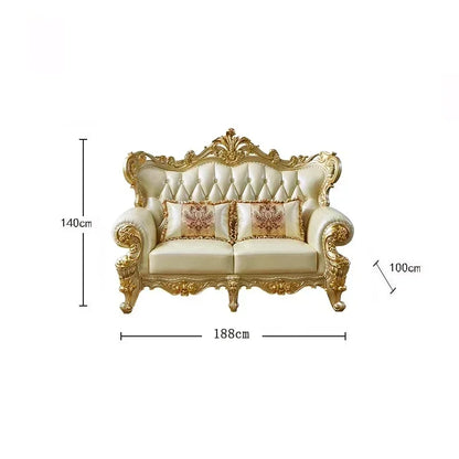 Large Filler Golden Sofas Wood Design Reclining Designer Luxury Couch Lounges Modular Nordic Canape Salon Furniture Home - Kimlud