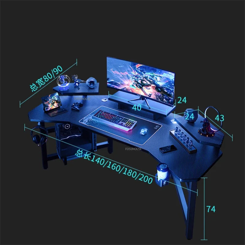 Nordic Simple Computer Desks Home Bedroom E-sports Gaming Desk Light Luxury Office Furniture Desktop Computer Desk Reading Desk - Kimlud