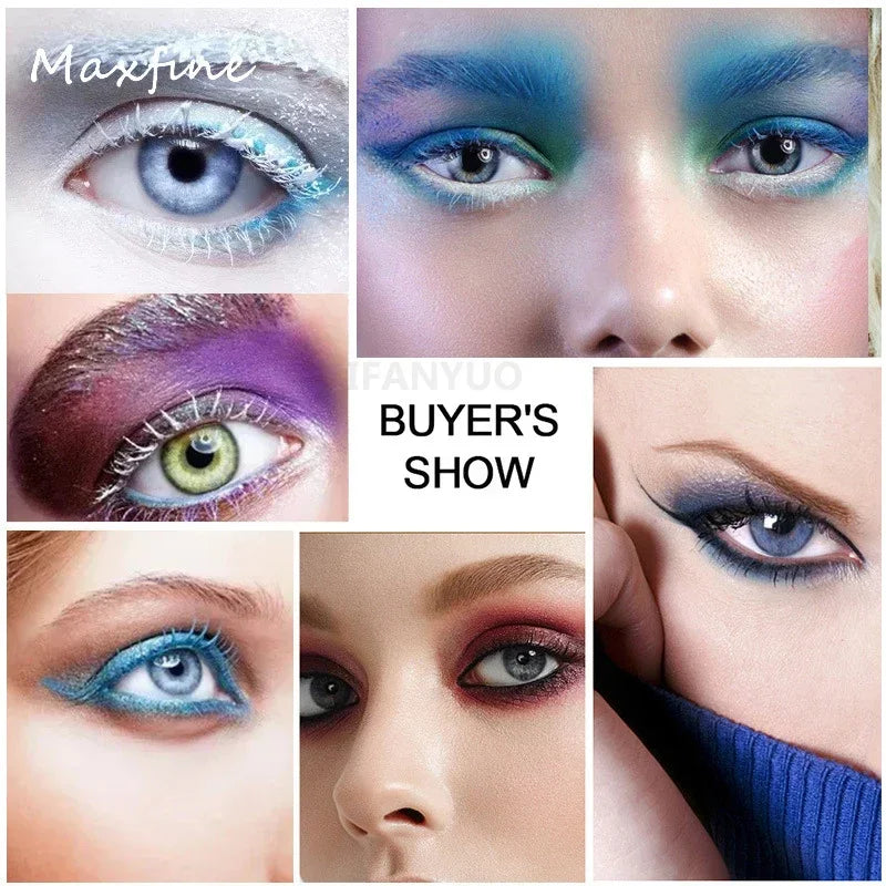 Colorful 5D Volume Mascara Lasting Styling Waterproof Quick Dry Blue Purple Curling Lengthen Long Eyelash Silk Extension...