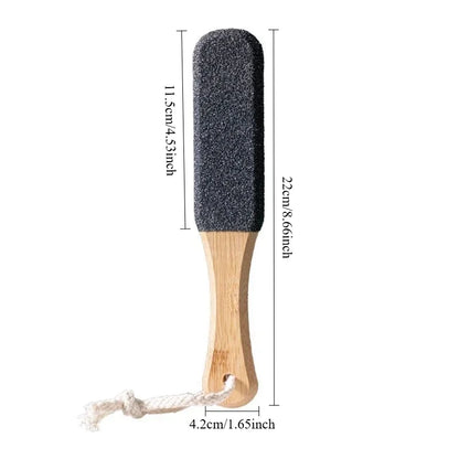 1pc Beechwood Foot File Rasp Tool for Heel Cracks & Dead Skin - Expert Callus Remover & Exfoliating Scrubber for Pedicure