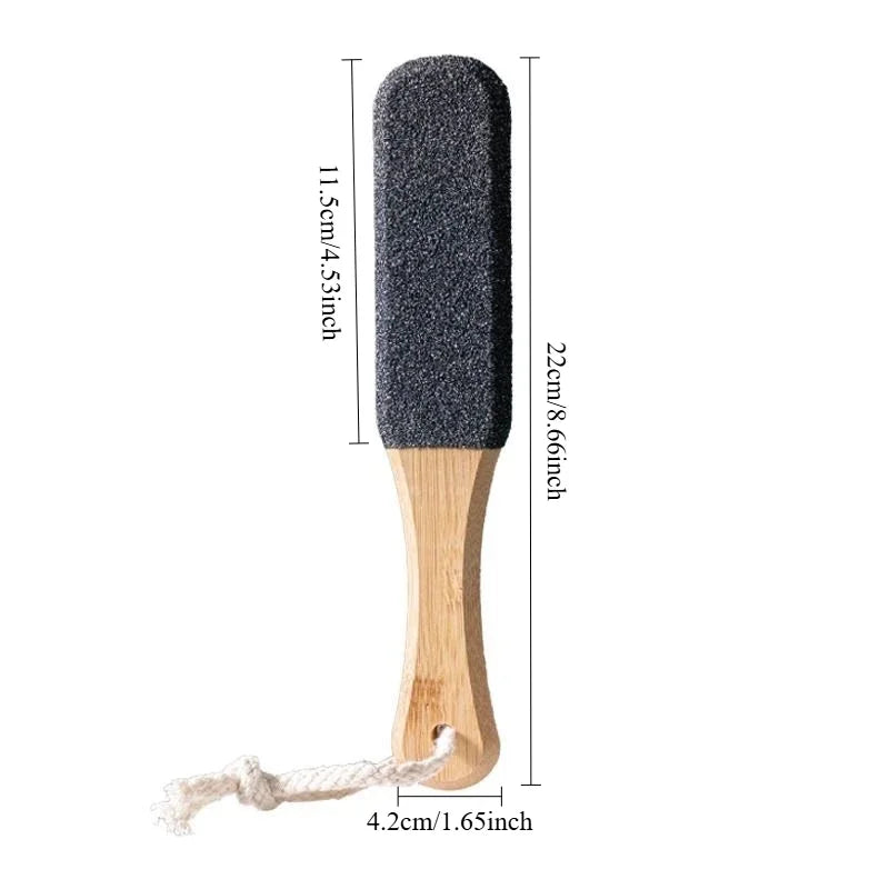 1pc Beechwood Foot File Rasp Tool for Heel Cracks & Dead Skin - Expert Callus Remover & Exfoliating Scrubber for Pedicure