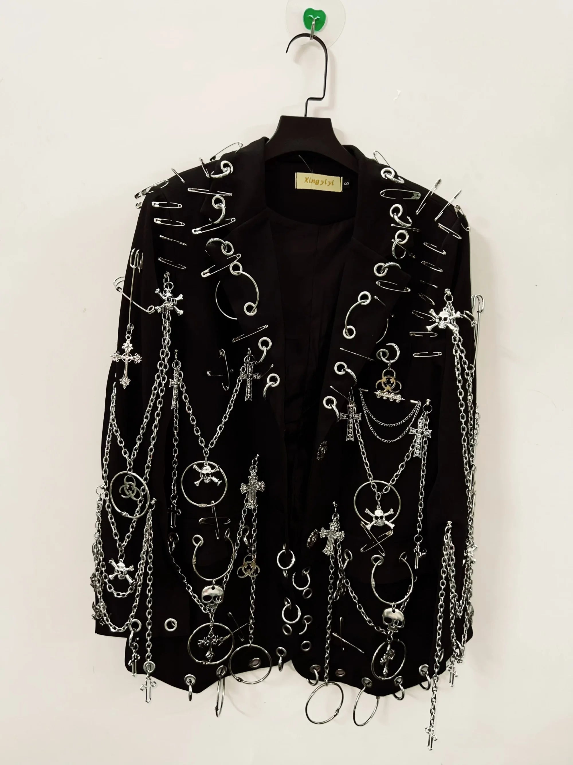 Harajuku Suit gothic clothes  y2k Suit y2k fashion Gothic Suit Punk Suit  Cross Suit e girl clothes Skull Suit  vintage Suit