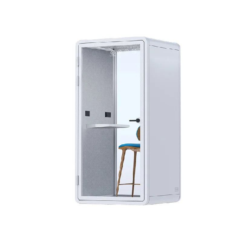 Modular Steel Structure Soundproof Silent Office Cabin Shared Phone Booth Designed For Indoor Commercial Office Buildings
