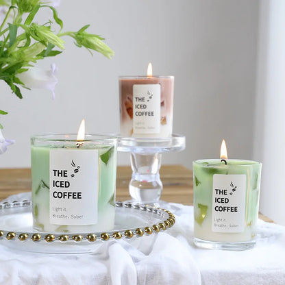 Jelly Wax Coffee Cup Aromatherapy Bedroom Smoke Free Candles Romantic Atmosphere Fragrance