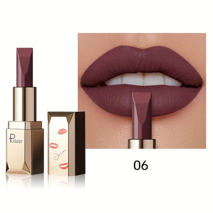 Long Lasting Matte Velvet Lipstick, Waterproof Sweat Resistant Formula, Silky Smooth Lip Color for Everyday & Valentine's Gift