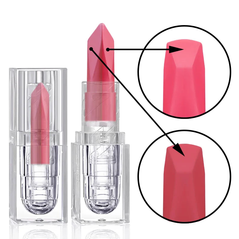 Lipstick Velvet Matte Lipstick Pencil Waterproof Long-lasting Sexy Nude Pink Lipstick Non-sticky Canned Lip Color Cosmetics