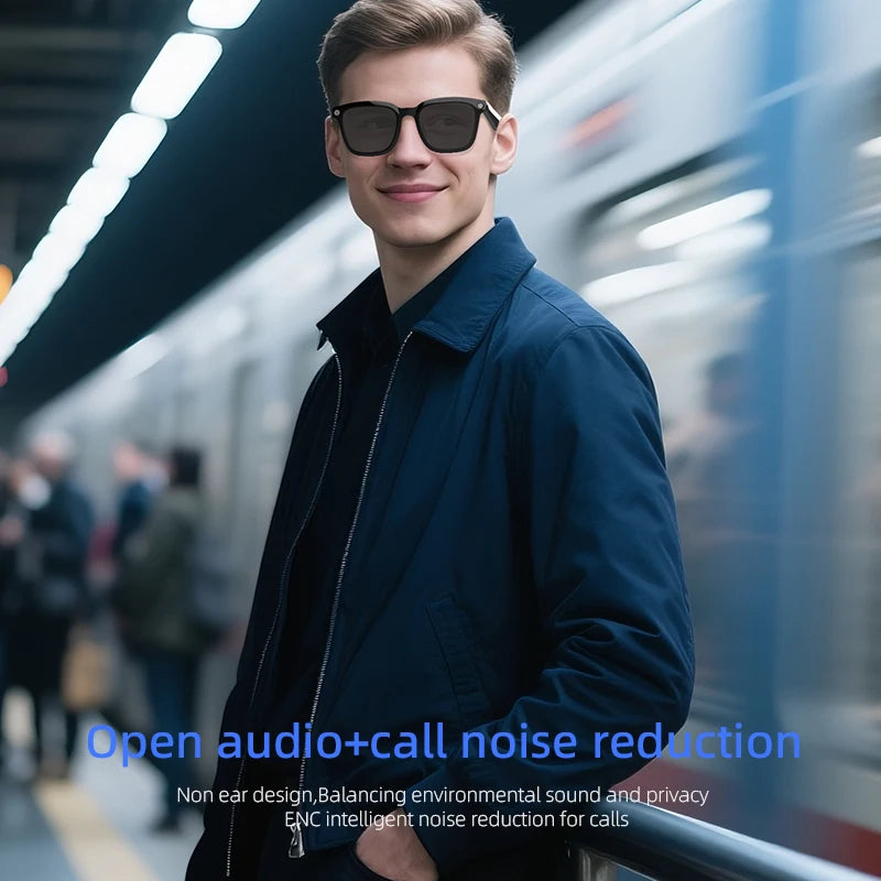 V03-T5 Smart AI Glasses HD Camera 1080P Video Recorder  Life Waterproof Al Voice Translation Bluetooth Call Sunglasses Glasses