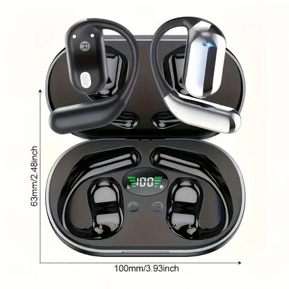 Real Time Translation Earbuds, AI Language Translator Earphone 3-in-1 Accents OWS Earbuds 144 Languages for Travel Business -Q16