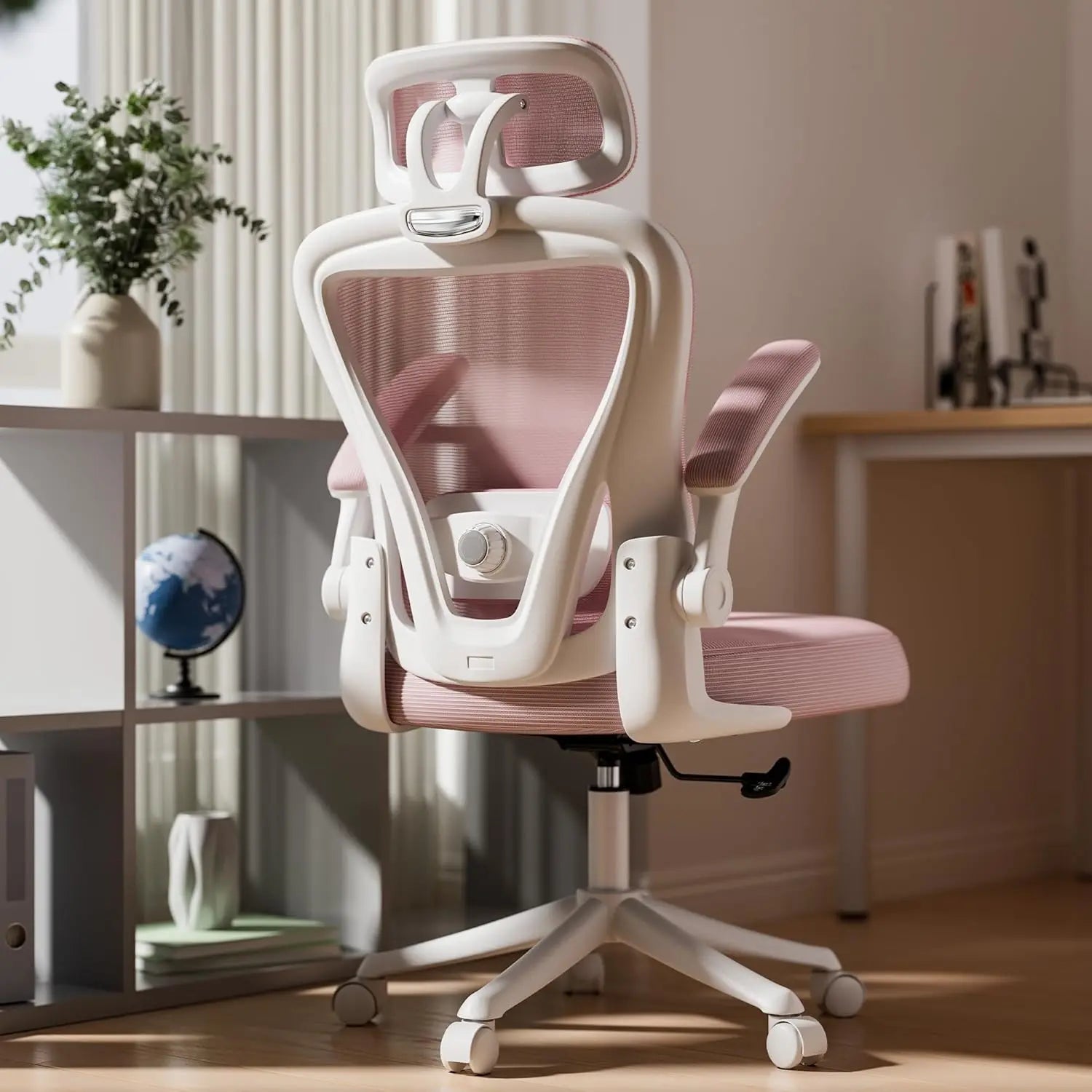 High Back Ergonomic Office Chair M903, Mesh Computer Desk Chair with Wheels, Adjustable Lumbar Support, Customized - Kimlud