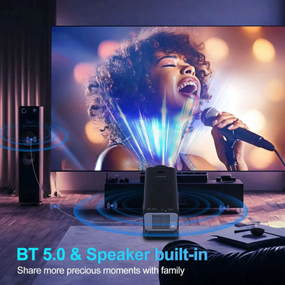 Transpeed 4K Android 11 Projector Native 1080P 390ANSI HY320 Dual Wifi6 BT5.0 1920*1080P Cinema portable Projetor upgrated HY300