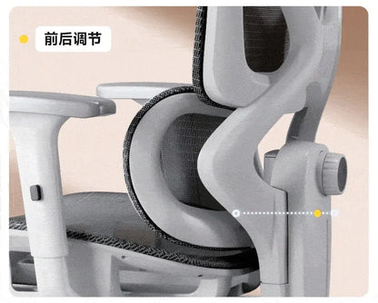 Ergonomic Office Chair with Adjustable Lumbar Support Breathable Reclining Desk Chair for Home Long Sitting Sturdy &...