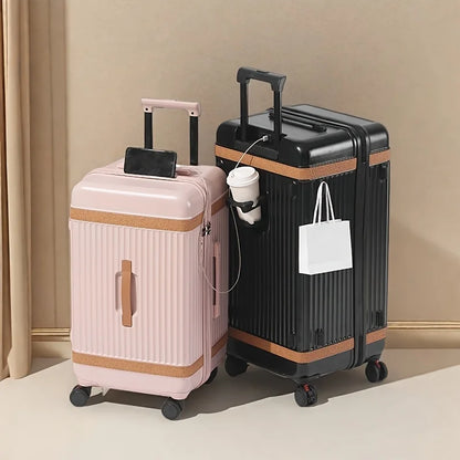 Heavy-Duty Large Capacity Suitcase with TSA Lock PC+ABS Hardshell Luggage,360° Silent Wheels Adjustable Handle,USB...