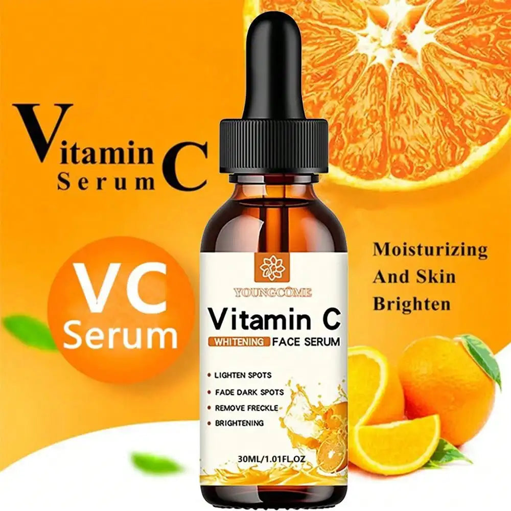 Vitamin C Facial Essence Contains Hyaluronic Acid Dark Spot Remover Moisturizing Repair Anti-aging Essence Facial Skin...
