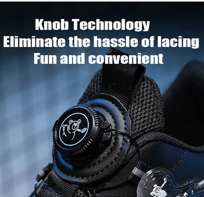 Boys Anti-Slip Waterproof Leather Running Shoes Outdoor Sports Walking Shoes Comfort Kids Sneakers For Autumn Winter...