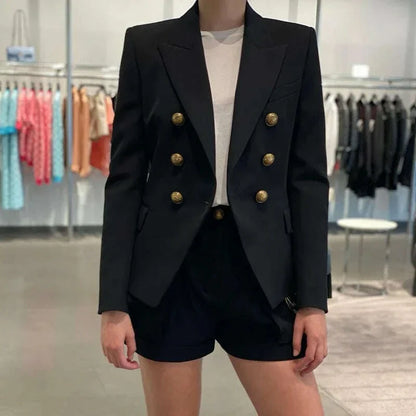Ladies Fashion Solid Coat Luxury Female Coats Casual Blazer Korean Spring Autumn Clothing Women Slim Suit Coat Office Jacket
